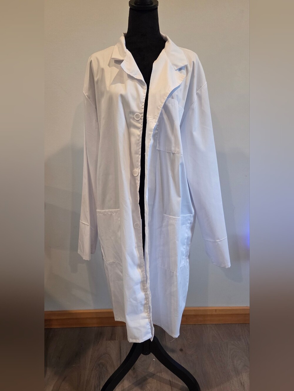 White Long Lab Coat Jacket - Women